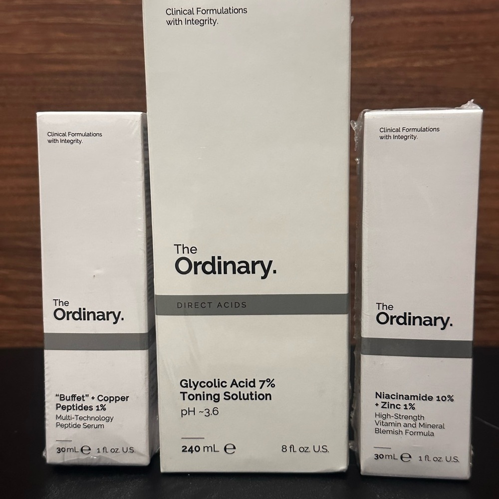 NEW THE ORDINARY SET OF 3 BUNDLE